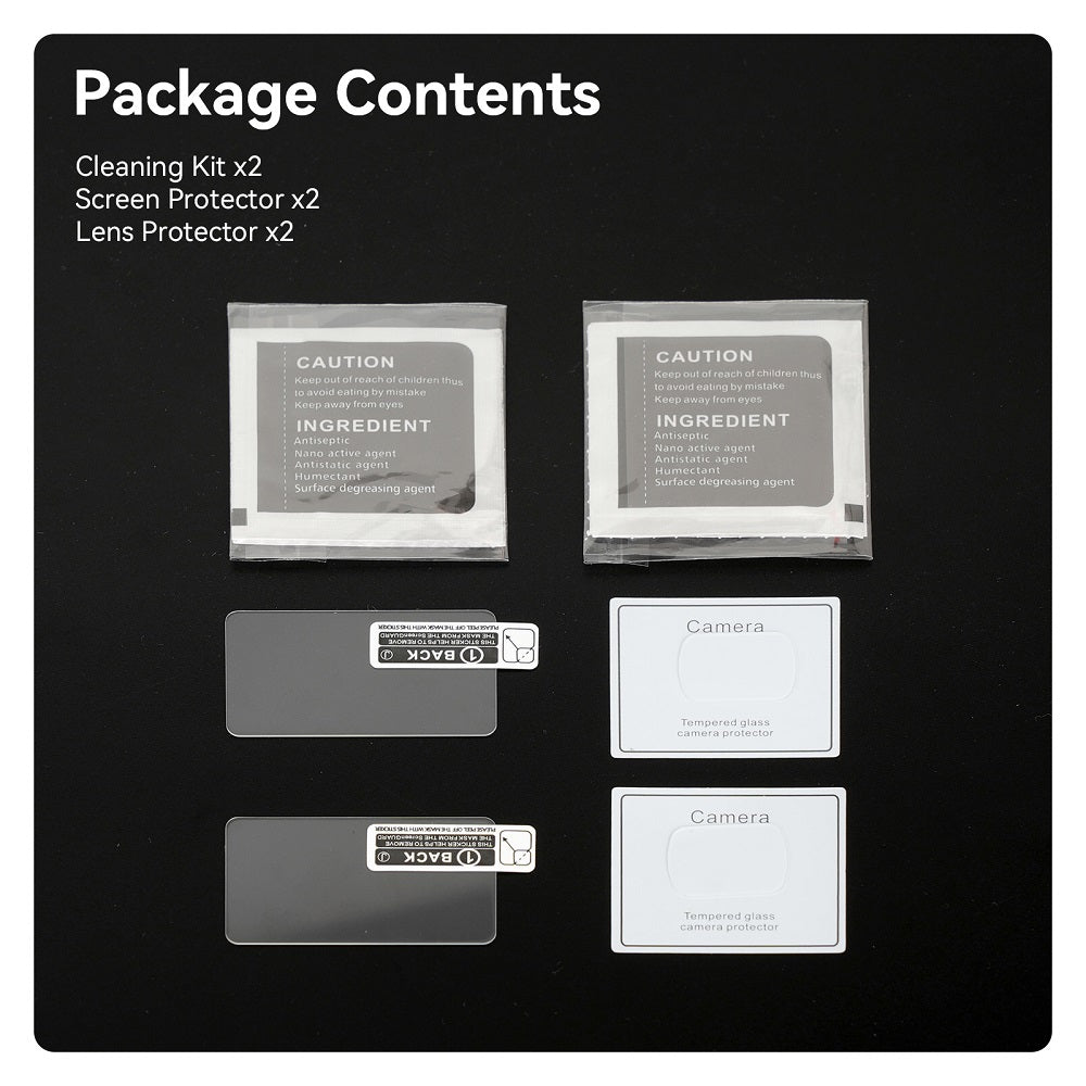 TELESIN Tempered Film Kit for Osmo Pocket 3
