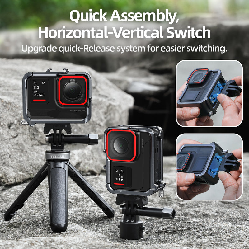  Metal Rabbit Cage for Insta360 ACE/ACE Pro