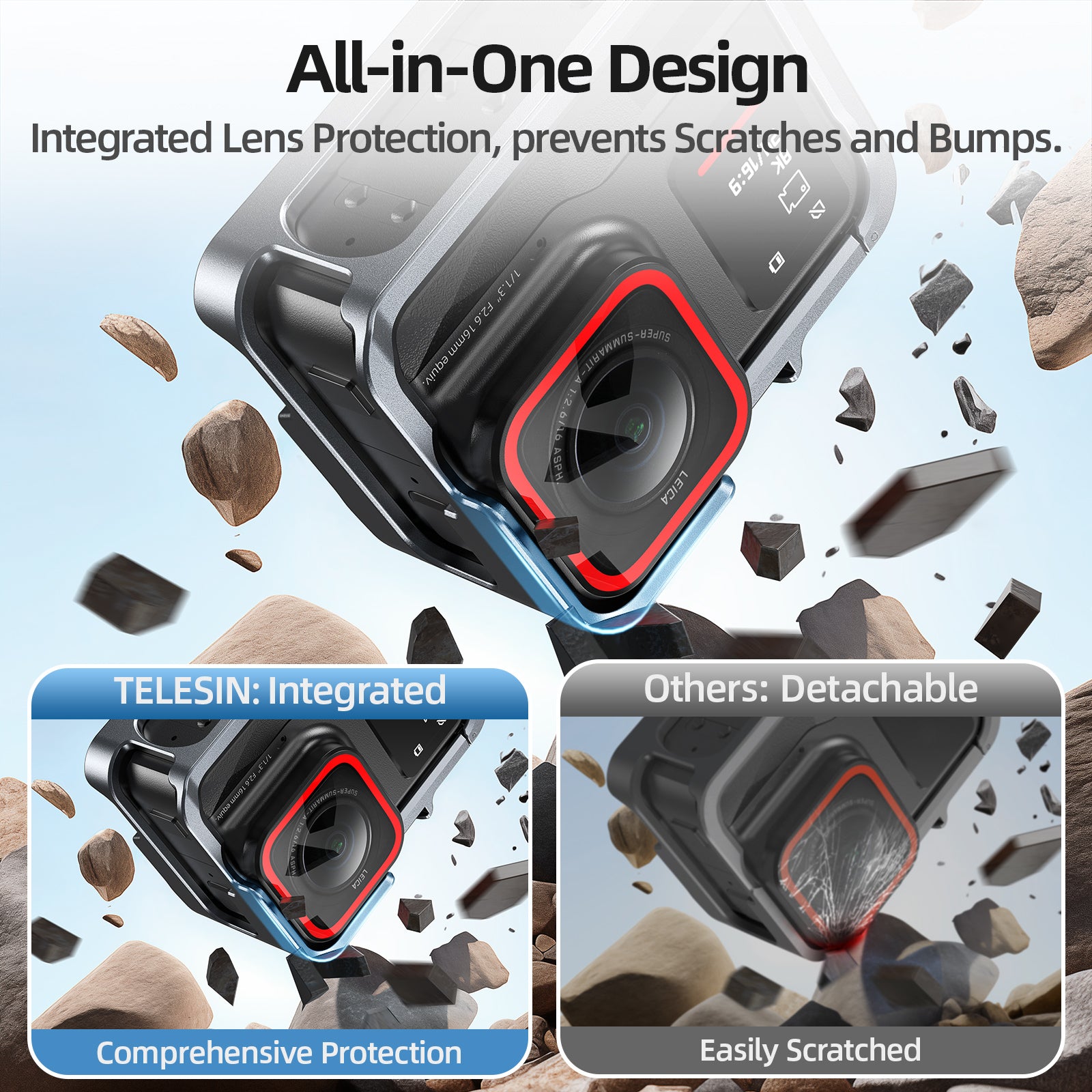  Metal Rabbit Cage for Insta360 ACE/ACE Pro
