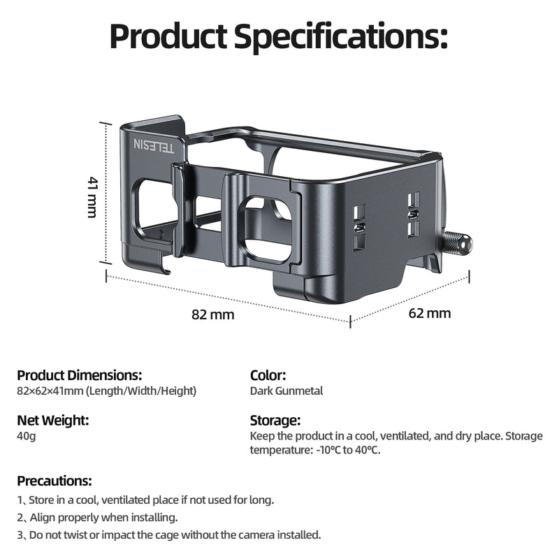 Metal Rabbit Cage for Insta360 ACE/ACE Pro