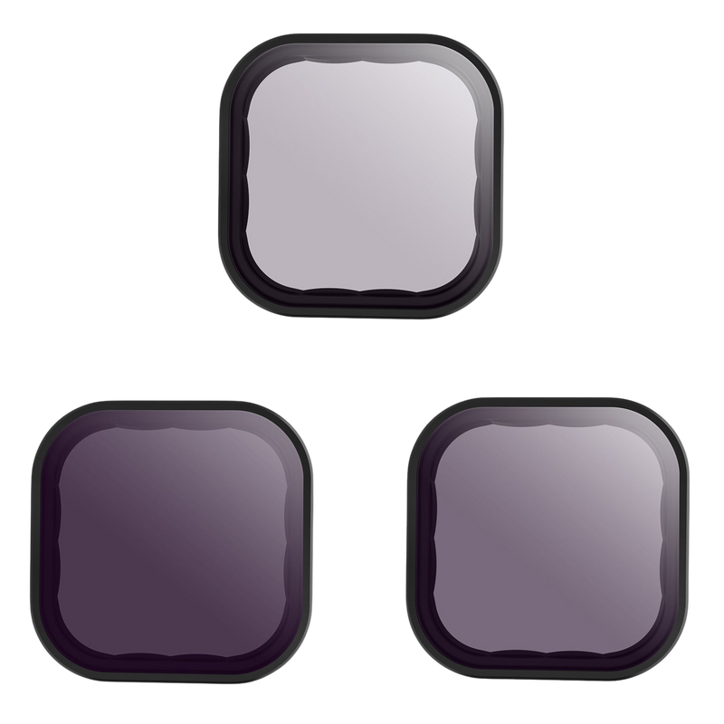Juego de filtros de lentes TELESIN ND y CPL para GoPro Hero 12/11/10/9/Mini