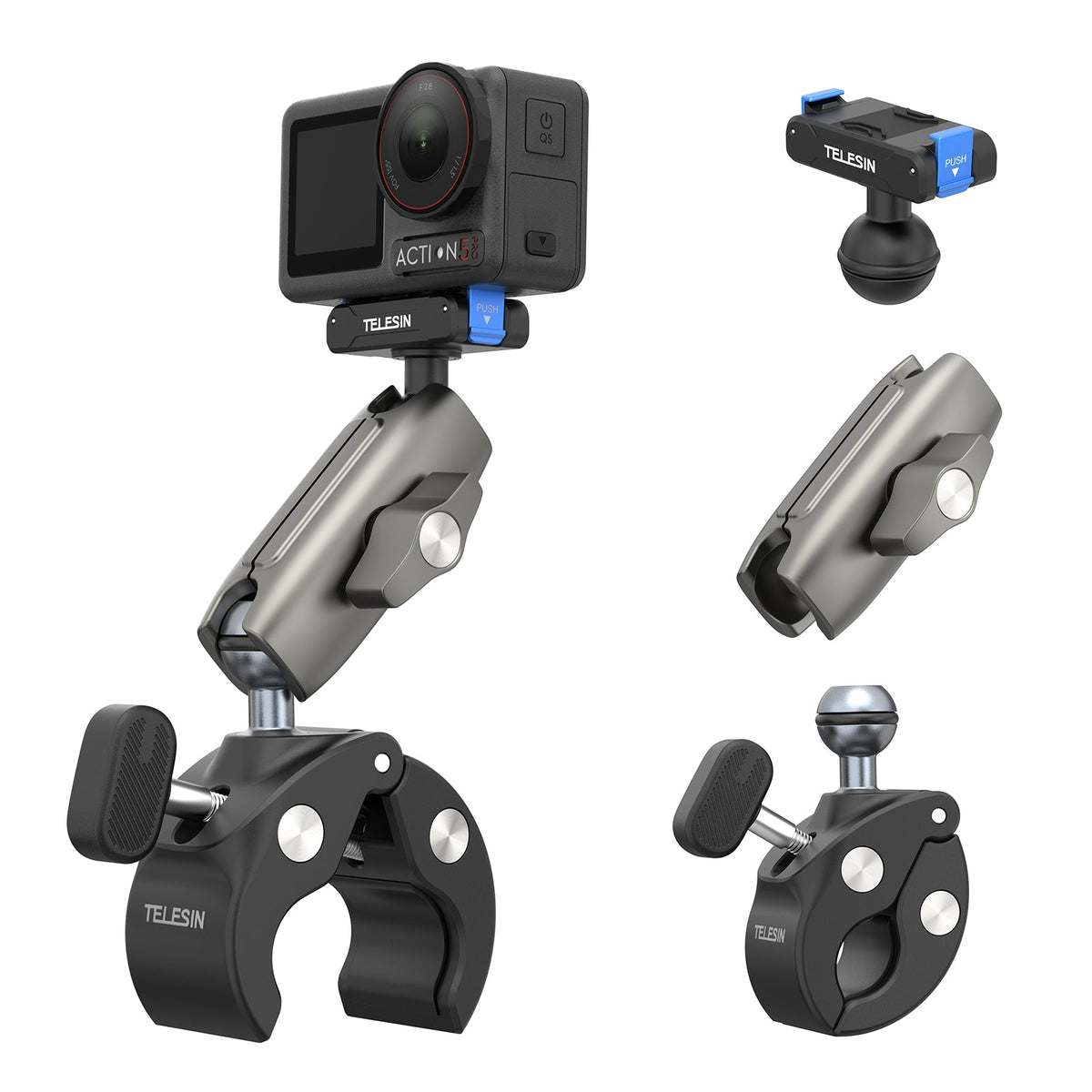 Aluminum Alloy Camera Clamp Mount telesinstore