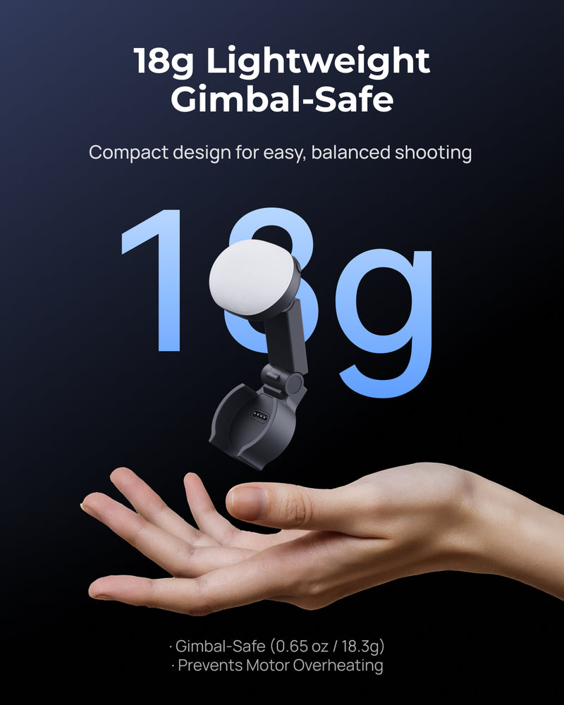 Telesin Magnetic Gimbal Fill Light for Pocket 4/4P