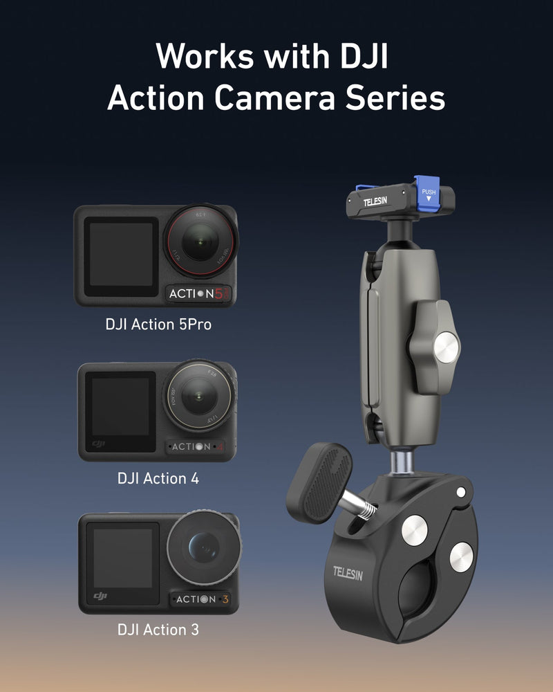 Aluminum Alloy Camera Clamp Mount telesinstore