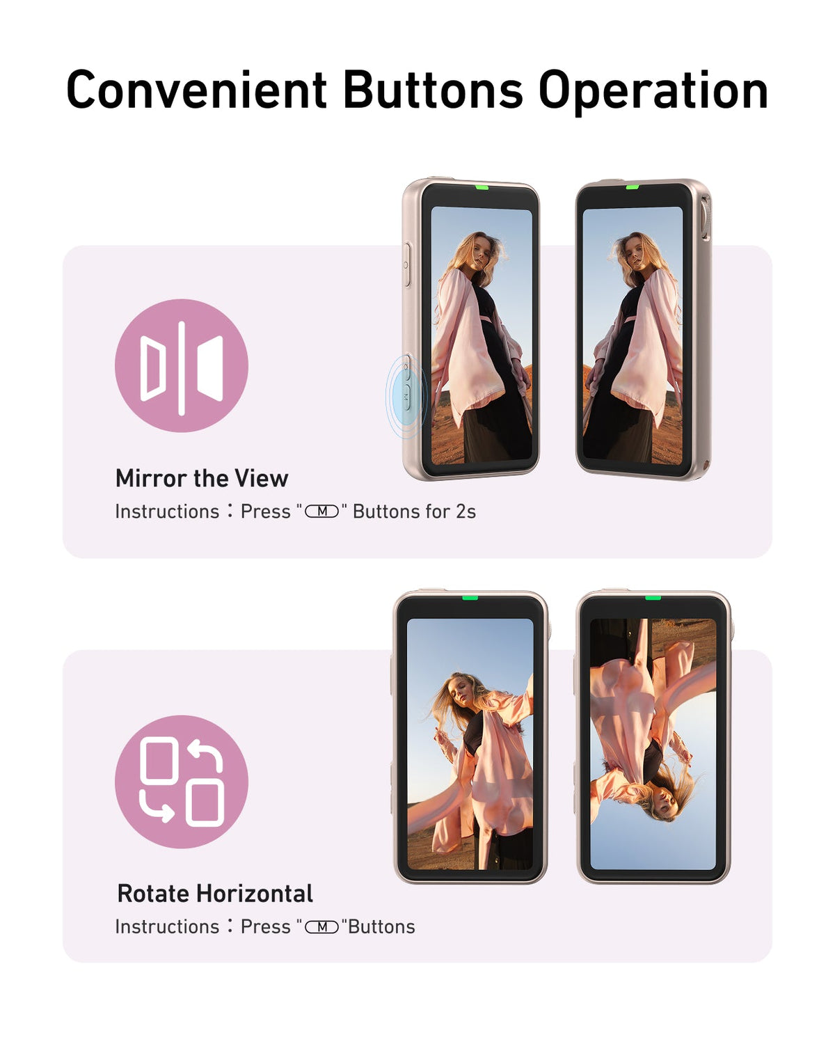 Magnetic Selfie & Vlog Monitor Screen for Phone telesinstore