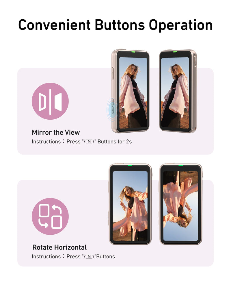 Magnetic Selfie & Vlog Monitor Screen for Phone telesinstore