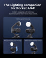 Telesin Magnetic Gimbal Fill Light for Pocket 4/4P