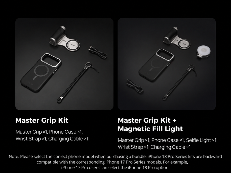 Telesin Master Grip Kit for iPhone 18 Pro Series