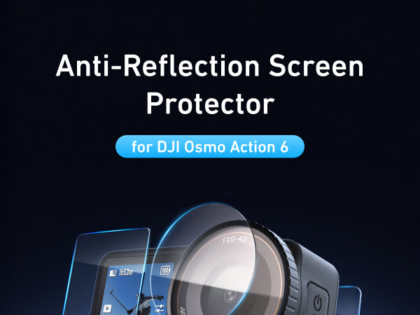 Telesin AR Tempered Glass Screen Protector for DJI Osmo Action 6