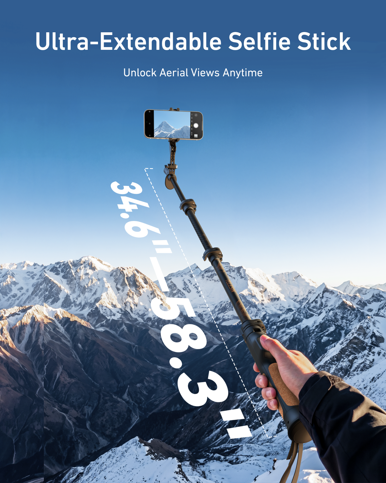 Telesin TrekShot Selfie Stick