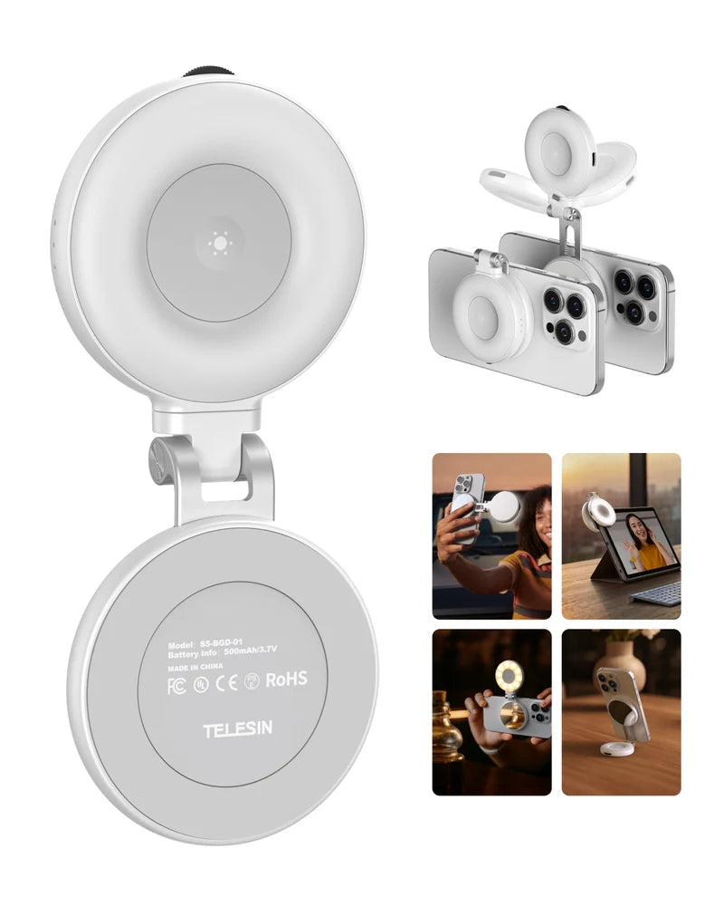 Telesin C03 Magnetic Selfie Ring Light telesinstore