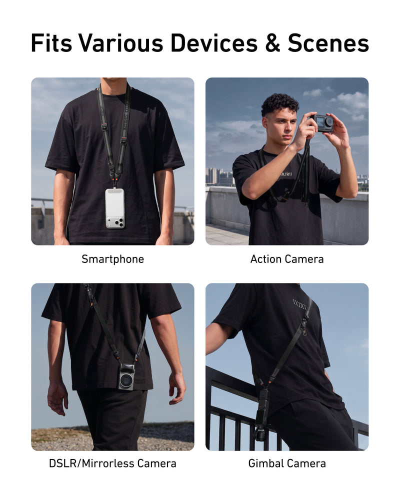 Telesin DisAdv Quick-Release Camera Strap