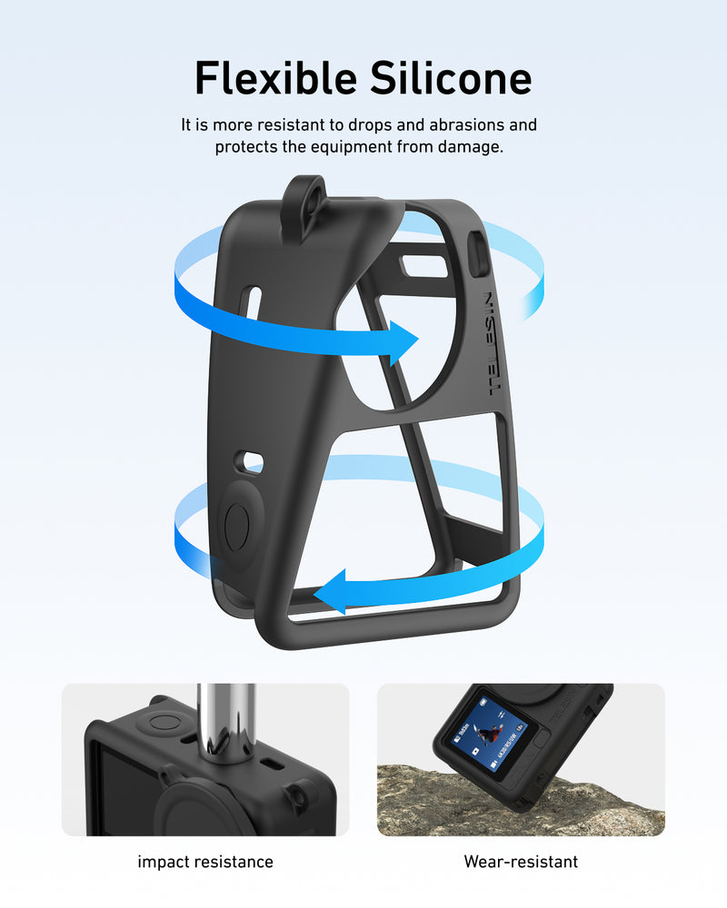 TELESIN Silicone Protective Case