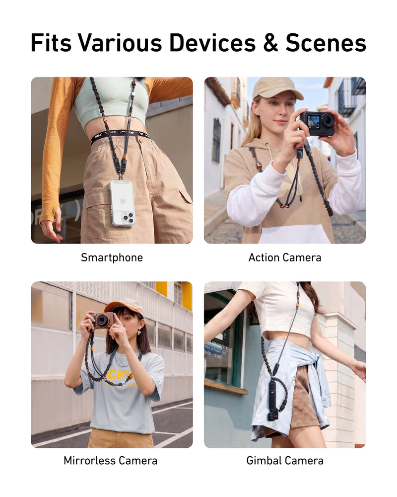 DisAdv Series 3-in-1 Quick-Release  Strap - Khaki/Black (knit)