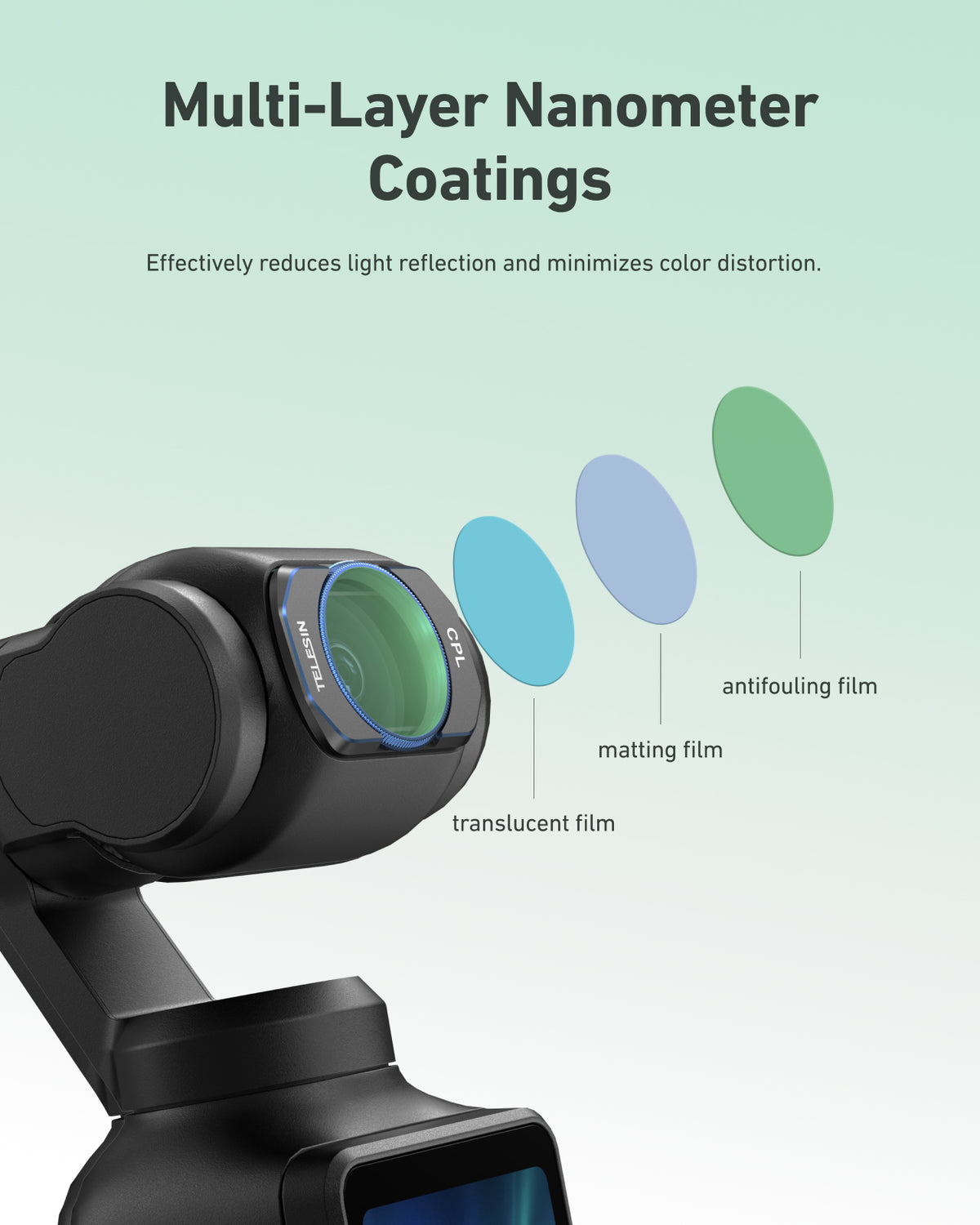 Telesin CPL Filter for DJI Osmo Pocket 4/3