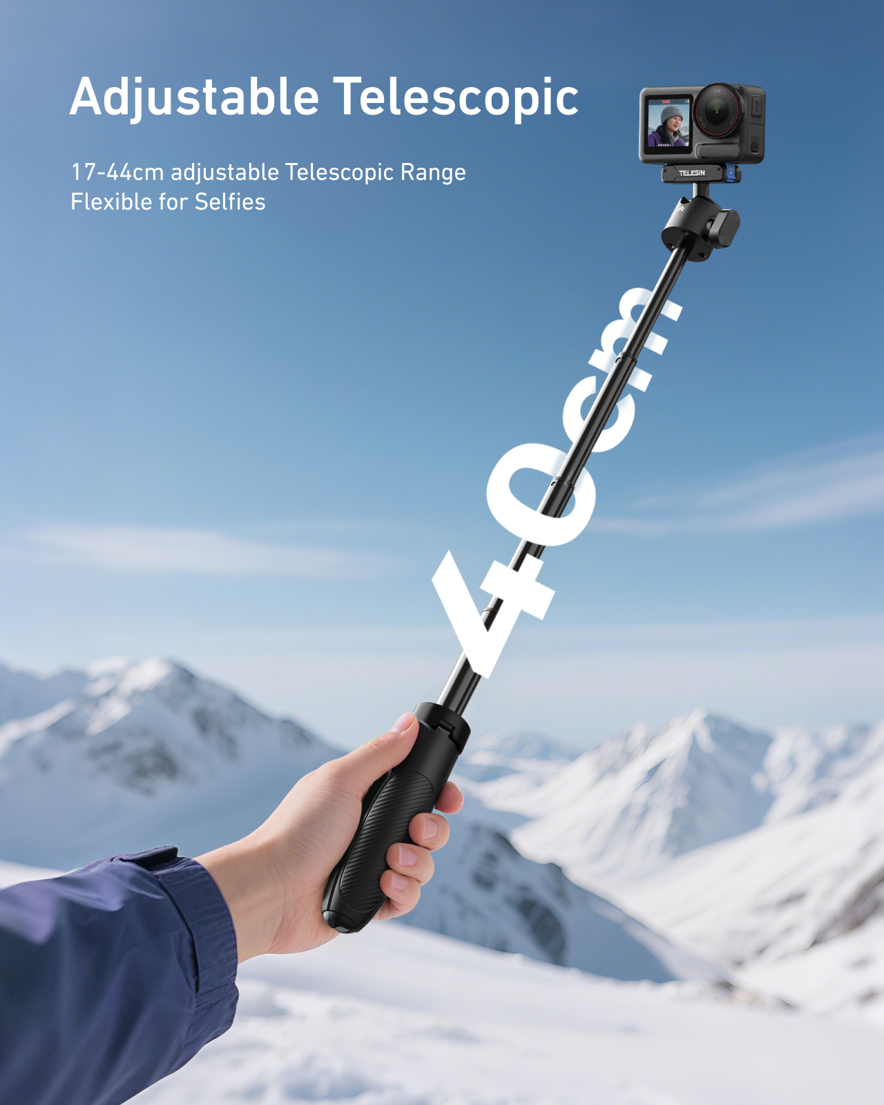 TELESIN Quick-Release Selfie Stick for  DJl Action telesinstore