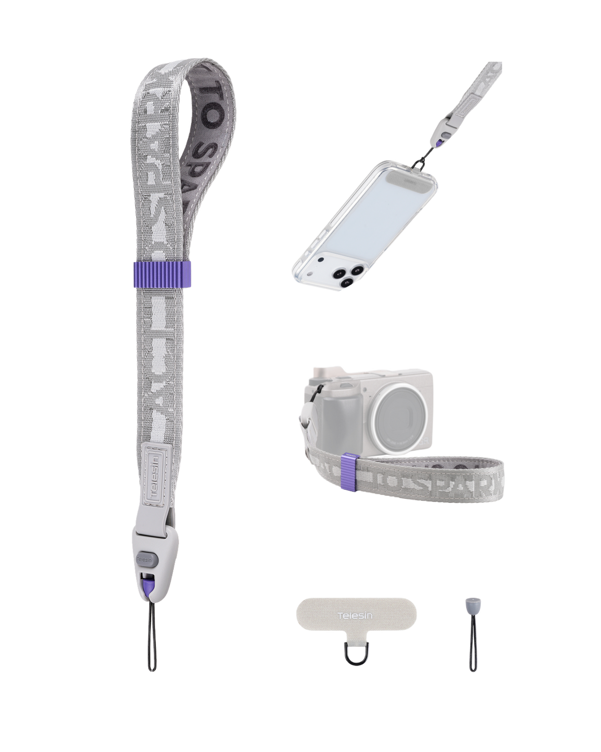 Telesin Quick-Release Universal Wrist Strap - Nylon Webbing