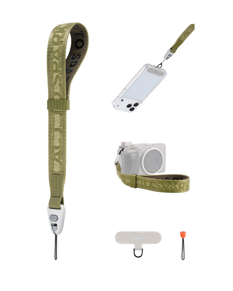 Telesin Quick-Release Universal Wrist Strap - Nylon Webbing