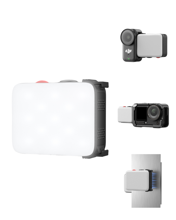 Telesin Magnetic Quick-Release Fill Light for DJI Action 6 / Nano