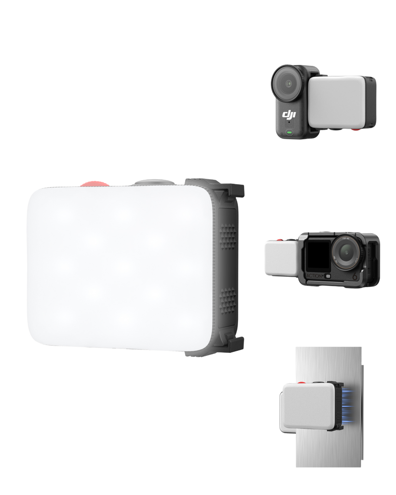 Telesin Magnetic Quick-Release Fill Light for DJI Action 6 / Nano