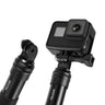 TELESIN 0.9m Extendable Aluminum Alloy Selfie Stick with Tripod and Phone Clip for GoPro - telesinstore