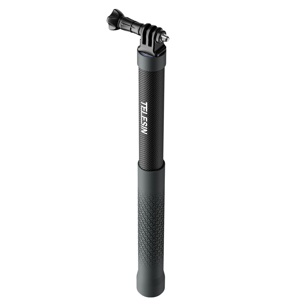 TELESIN 1.2m Adjustable Carbon Fiber Selfie Stick - telesinstore