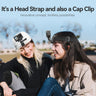 TELESIN 2-in-1 Hat Clip Quick Release Headband - telesinstore