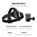 TELESIN 2-in-1 Hat Clip Quick Release Headband - telesinstore