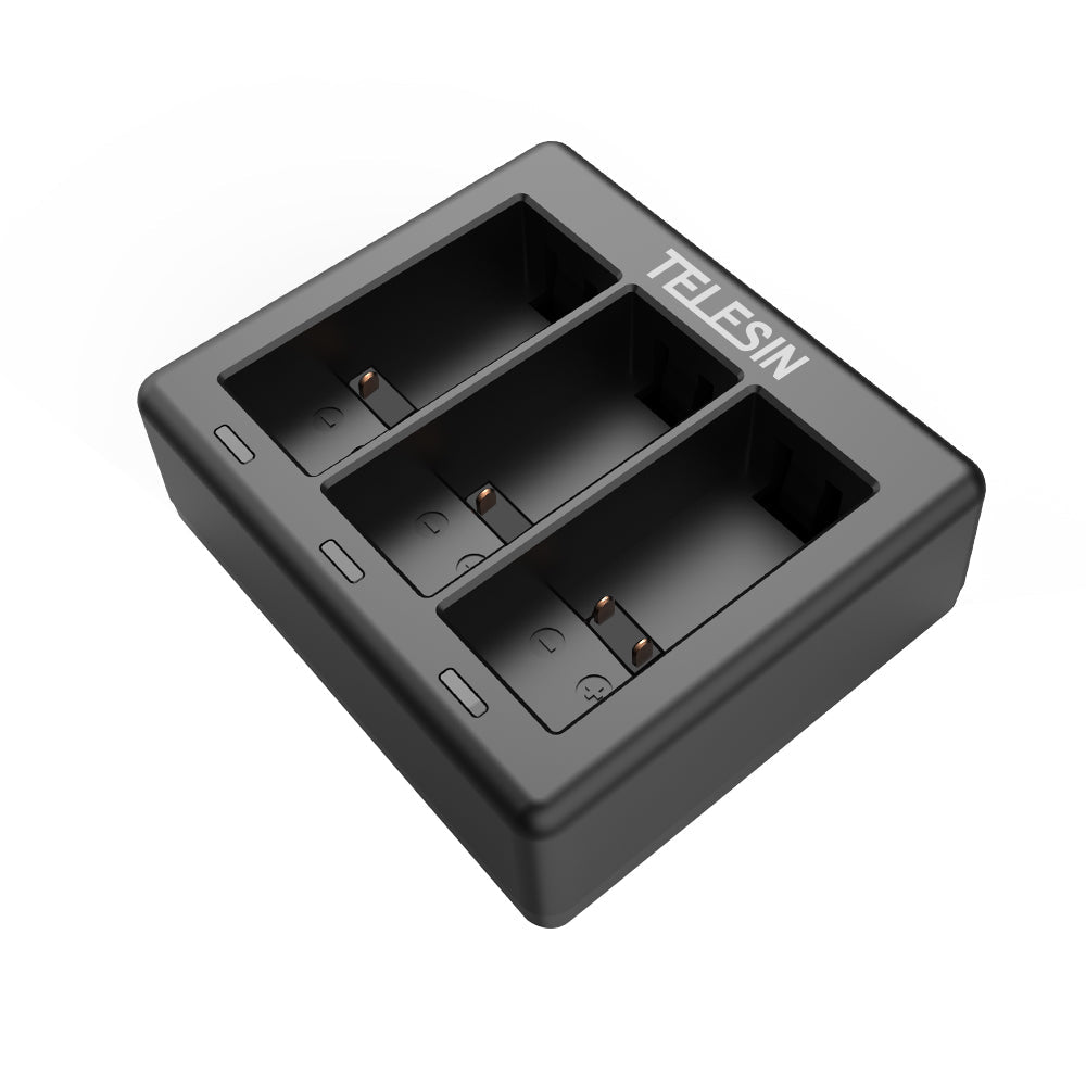 TELESIN 3 Slots Charger for GoPro Hero 9/10/11/12 - telesinstore