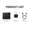 TELESIN 3 Slots Charger for GoPro Hero 9/10/11/12 - telesinstore