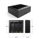 TELESIN 3 Slots Charger for GoPro Hero 9/10/11/12 - telesinstore