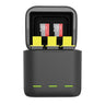 TELESIN 3 Slots LED Storage Charger Box for GoPro Hero 9/10/11/12 Batteries - telesinstore