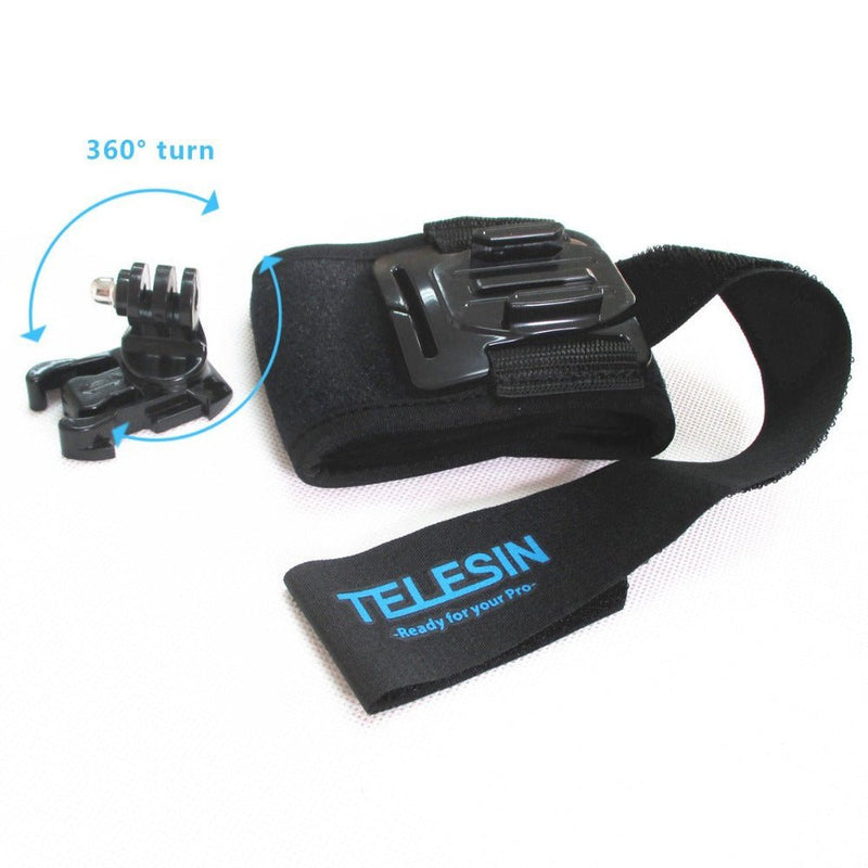 TELESIN 360 Degree Rotation Wrist Strap Mount for Action Cameras - telesinstore
