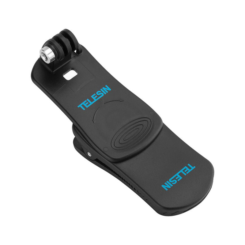 TELESIN 360° Rotation Backpack Clip Clamp Mount for Action Cameras - telesinstore