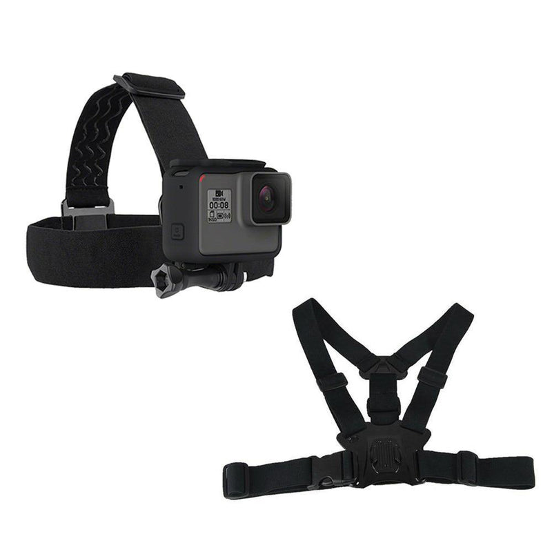 TELESIN Chest Belt Head Strap Mount for GoPro
