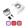 Waterproof Case with Lens Filter for GoPro 9-12 TELESIN