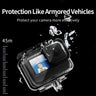 TELESIN 45M Diving Waterproof Case with Lens Filter for GoPro Hero 9/10