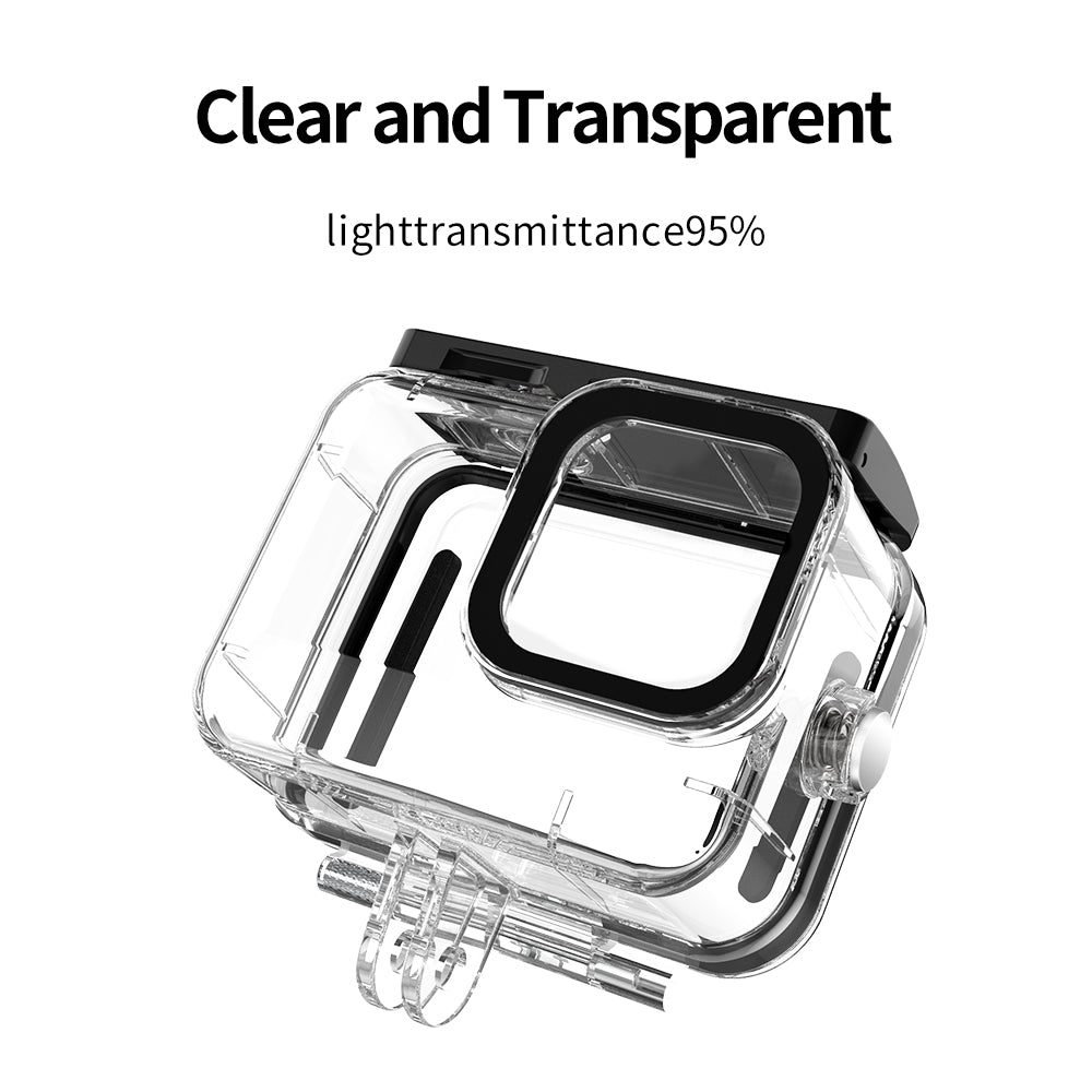 TELESIN 45M Diving Waterproof Case with Lens Filter for GoPro Hero 9/10