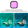Waterproof Case with Lens Filter for GoPro 9-12 TELESIN