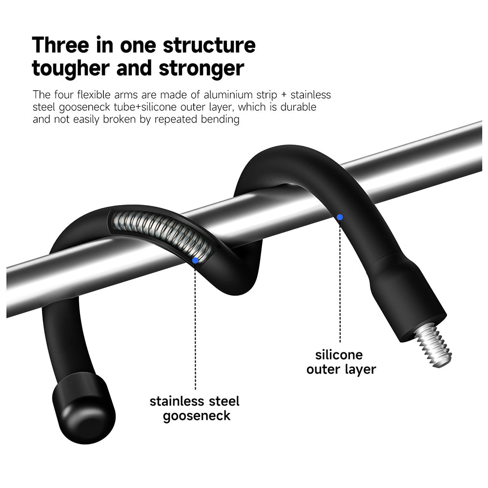 TELESIN Adjustable Universal Fence Mount for Action Cameras/ Phones TELESIN