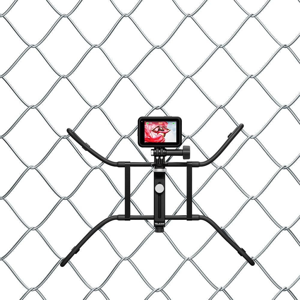 TELESIN Adjustable Universal Fence Mount for Action Cameras/ Phones TELESIN