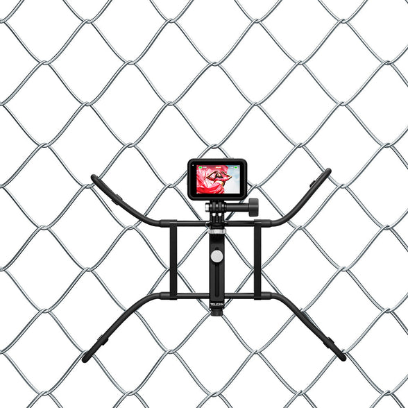 TELESIN Adjustable Universal Fence Mount for Action Cameras/ Phones TELESIN