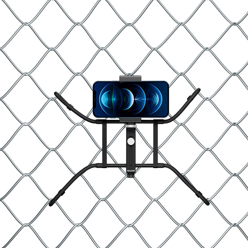 TELESIN Adjustable Universal Fence Mount for Action Cameras/ Phones TELESIN