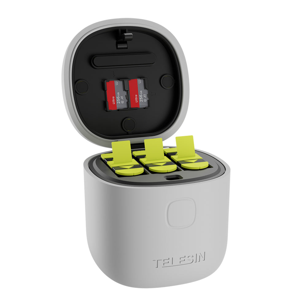 TELESIN Allin Box Portable Storage Charger for GoPro Hero 11/10/9