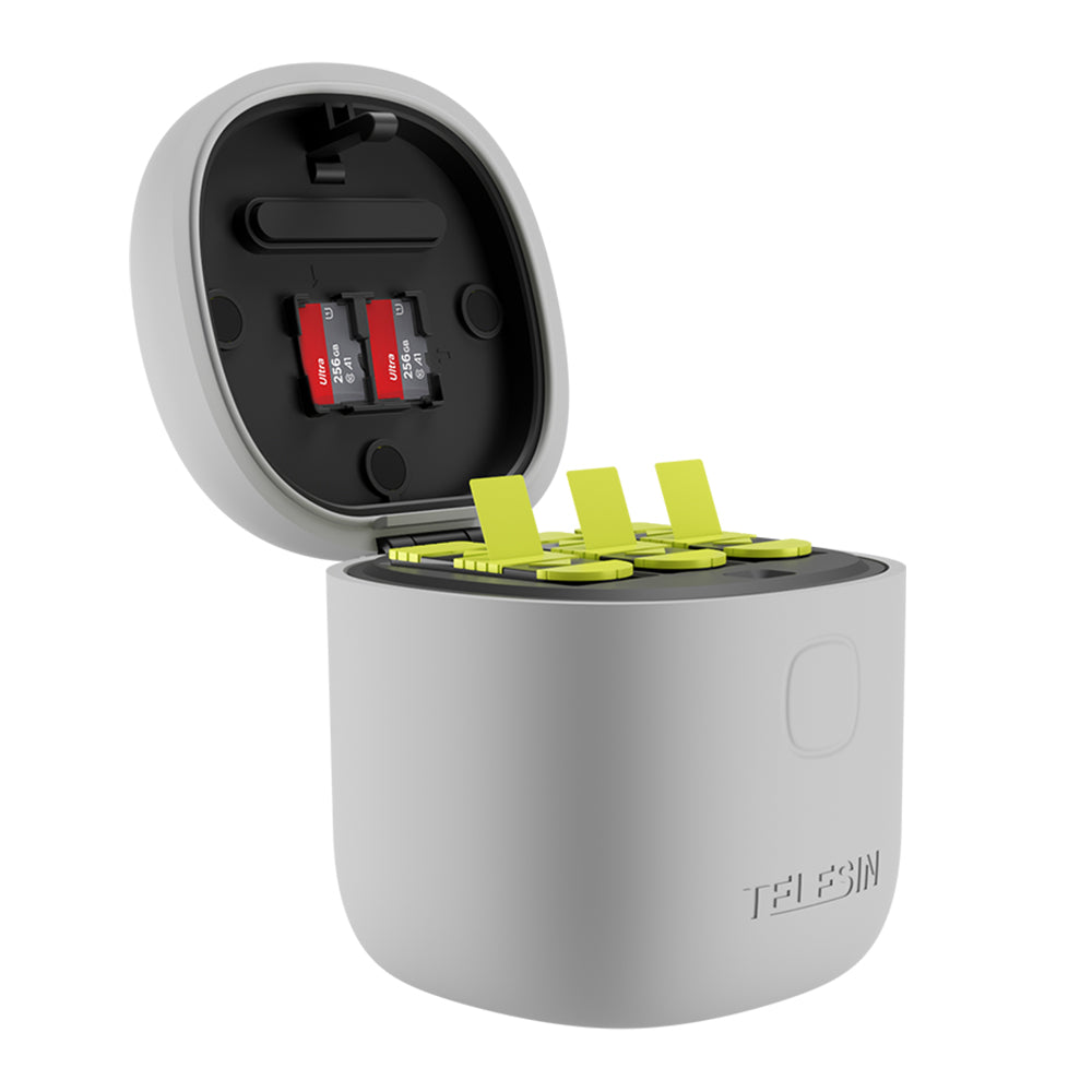 TELESIN Allin Box Portable Storage Charger for GoPro Hero 11/10/9