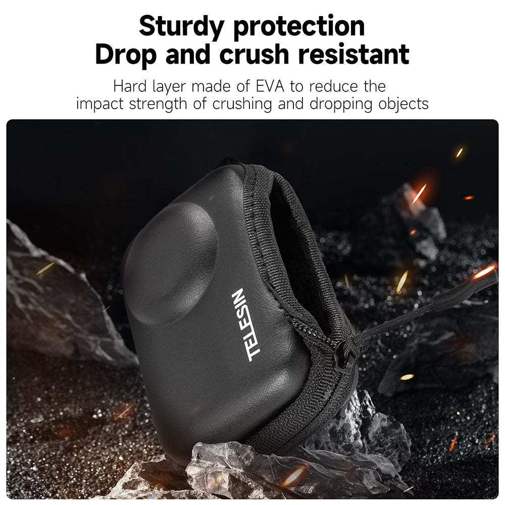 TELESIN Camera Storage Protective Bag for DJI ACTION 3 4