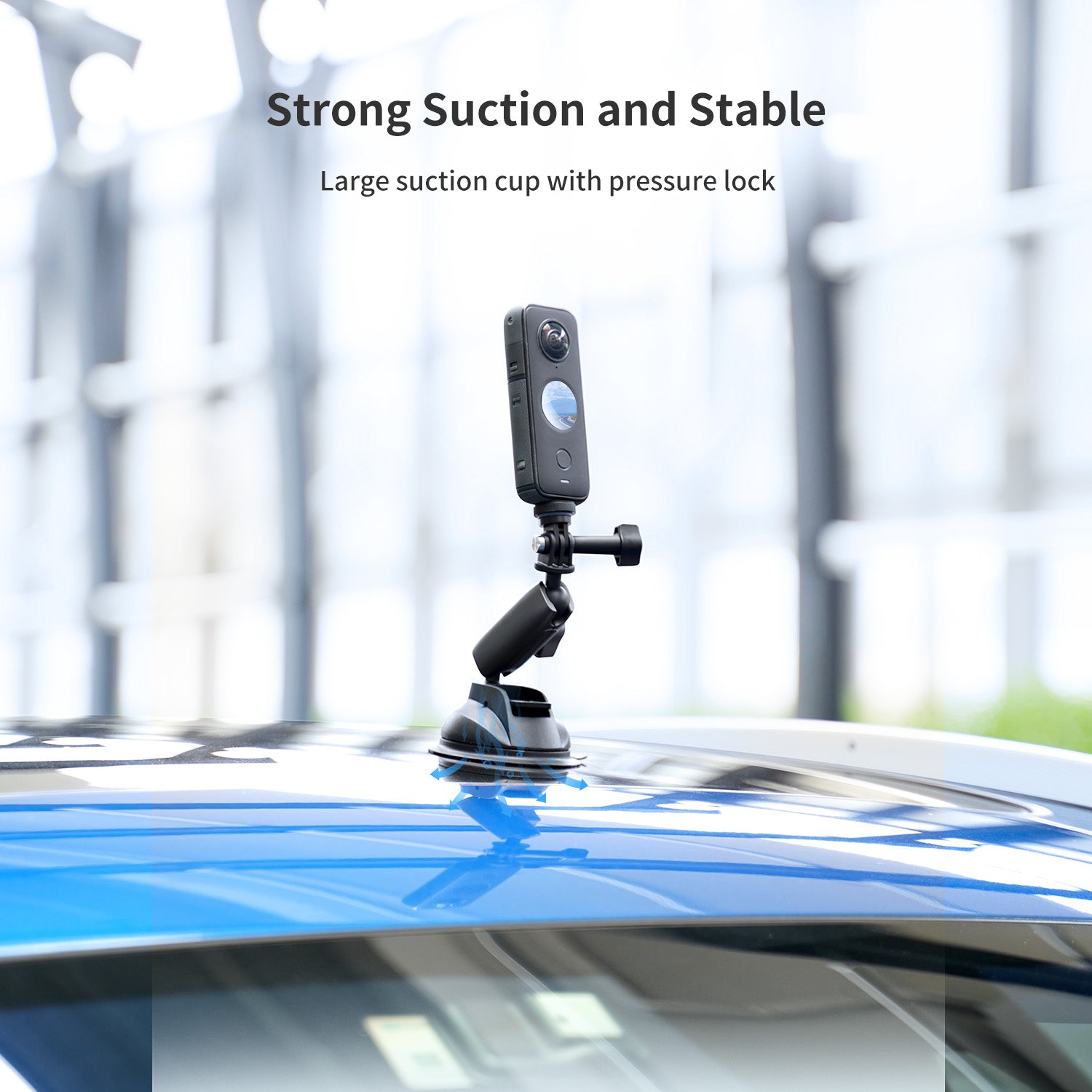 TELESIN Camera Suction Cup Mount