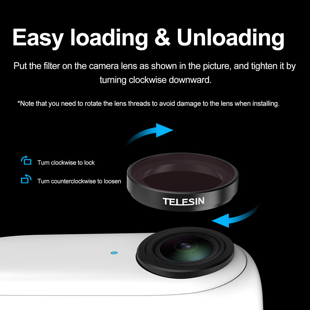 TELESIN Filter Set for Insta360 GO 2/3 TELESIN