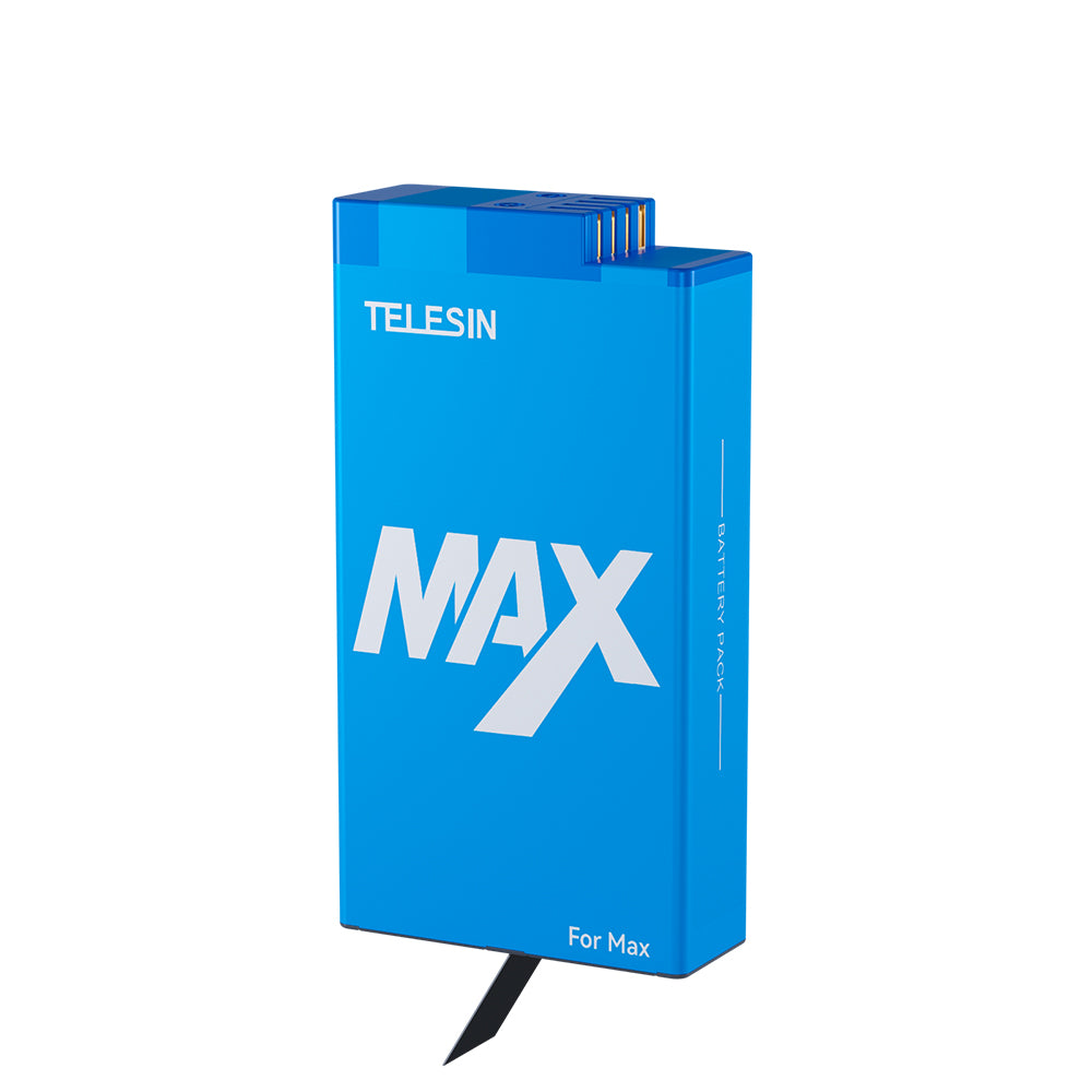 TELESIN Fully Decoded 1600mAh Large Capacity Battery for GoPro Max