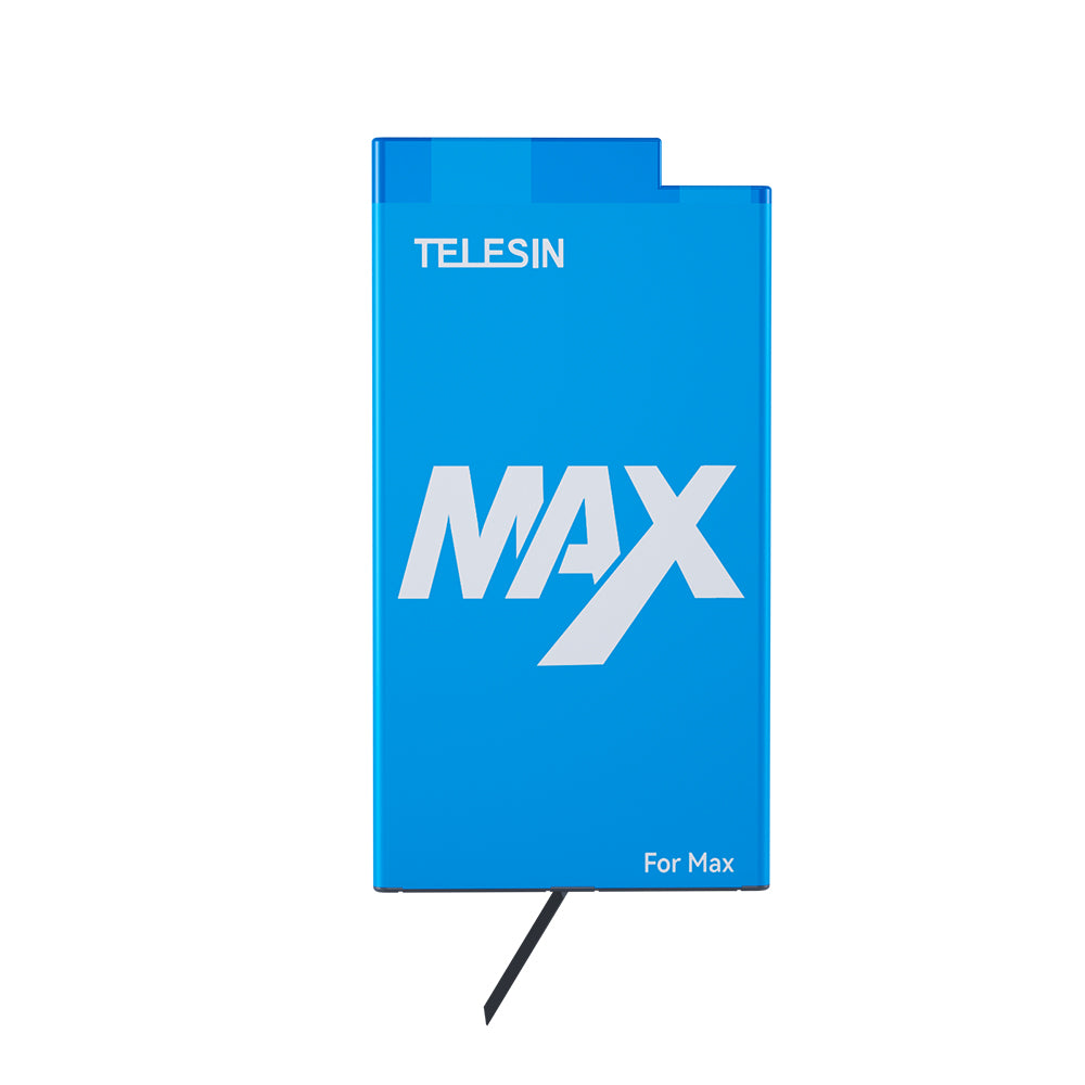 TELESIN Fully Decoded 1600mAh Large Capacity Battery for GoPro Max